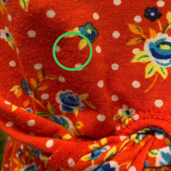 Red and Floral One Piece Playsuit - Picture 9 of 9